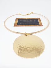 Load image into Gallery viewer, large gold statement necklace