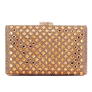 gold statement bag