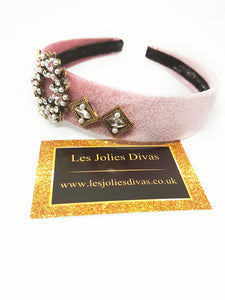 pink embellished hair accessories