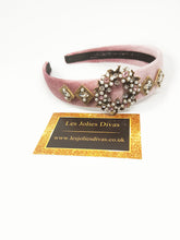 Load image into Gallery viewer, pink rhinestones hair accessories