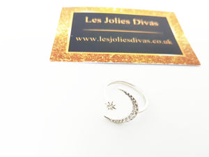 ladies moon ring