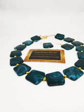 Load image into Gallery viewer, Acrylic green statement jewellery set for ladies