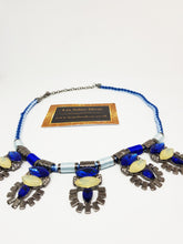 Load image into Gallery viewer, blue fashion necklace