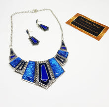 Load image into Gallery viewer, ANITA Necklace set in blue