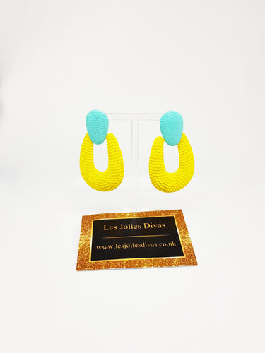 neon earrings 