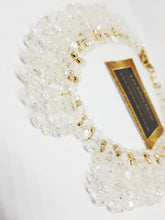 Load image into Gallery viewer, White beaded statement necklace