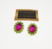 Load image into Gallery viewer, crystal statement earrings