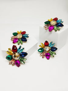 RUBY statement earrings