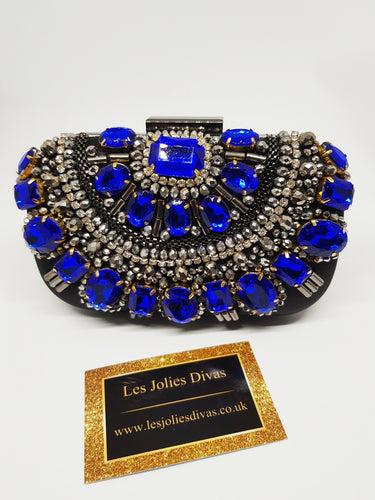 ALINA clutch in blue