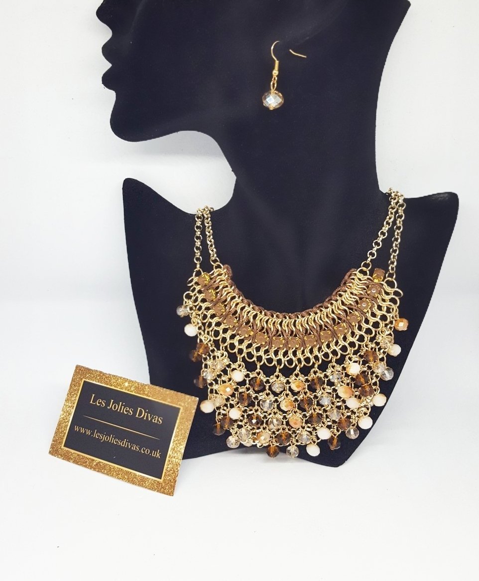 ladies statement necklace set