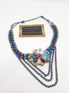 beaded chunky necklace